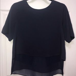 Banana Republic Layered Sheer Shirt